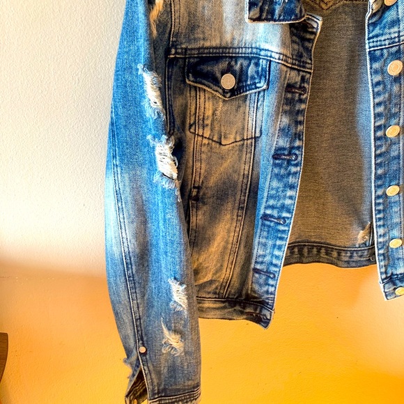 Buffalo distressed jean jacket - Picture 4 of 6